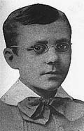 Baker as a Young Boy